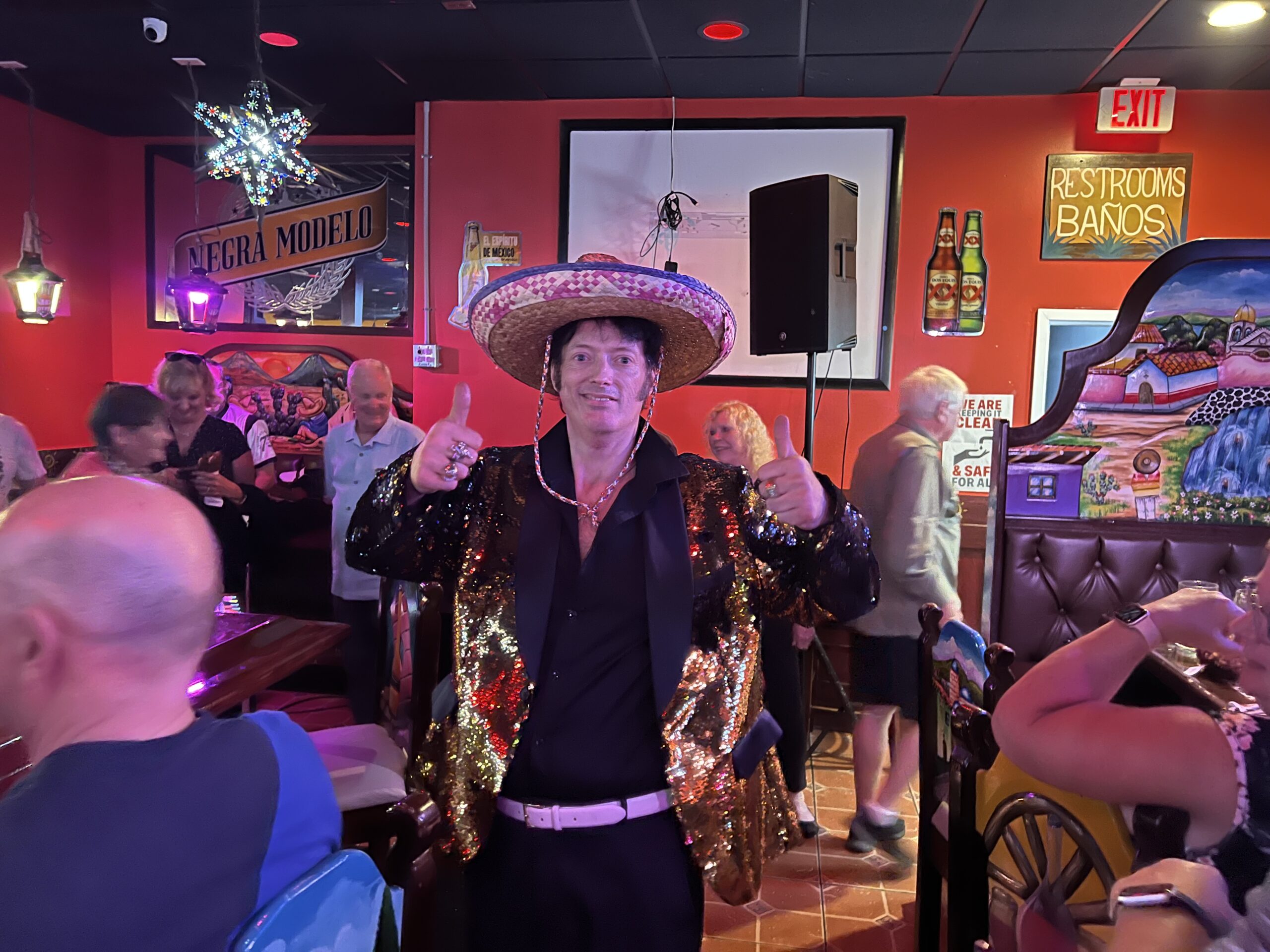 Señor Randy Elvis at Fresh Guacamole in Ormond Beach, FL.