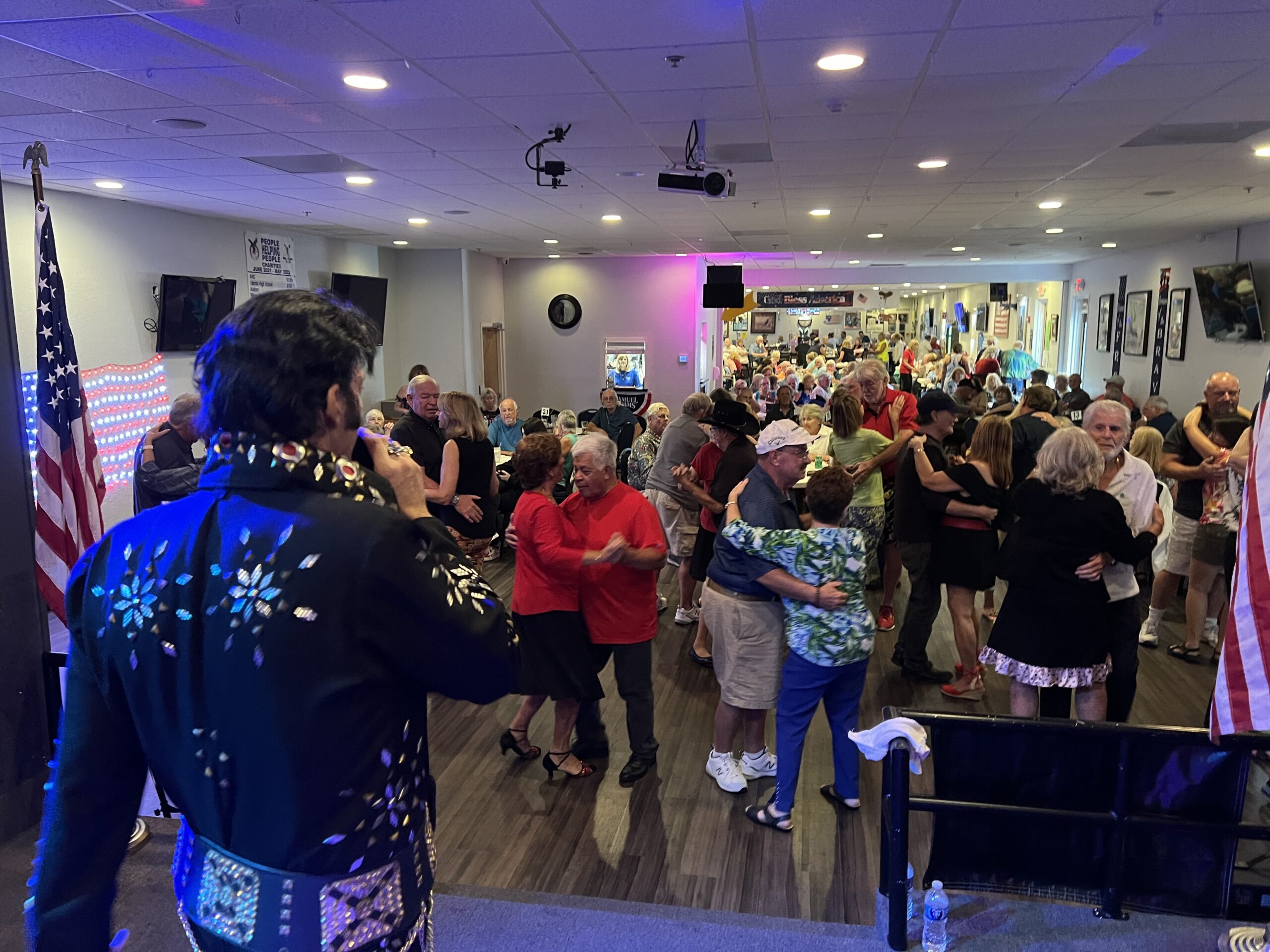 The dance floor at Port Orange Eagles.